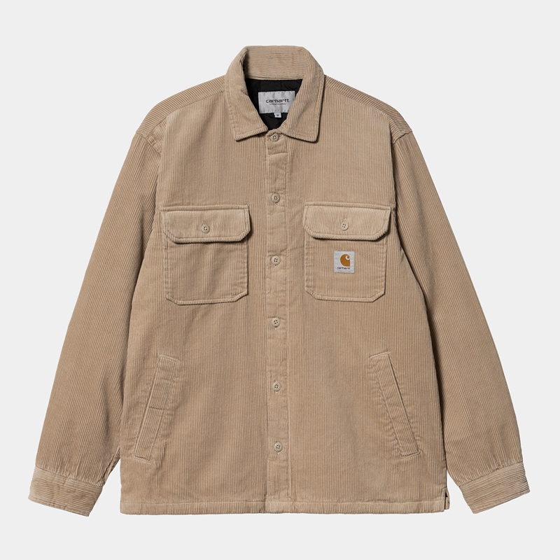 Carhartt Whitsome Gömlek Ceket Erkek Bej Rengi | XJU-083192