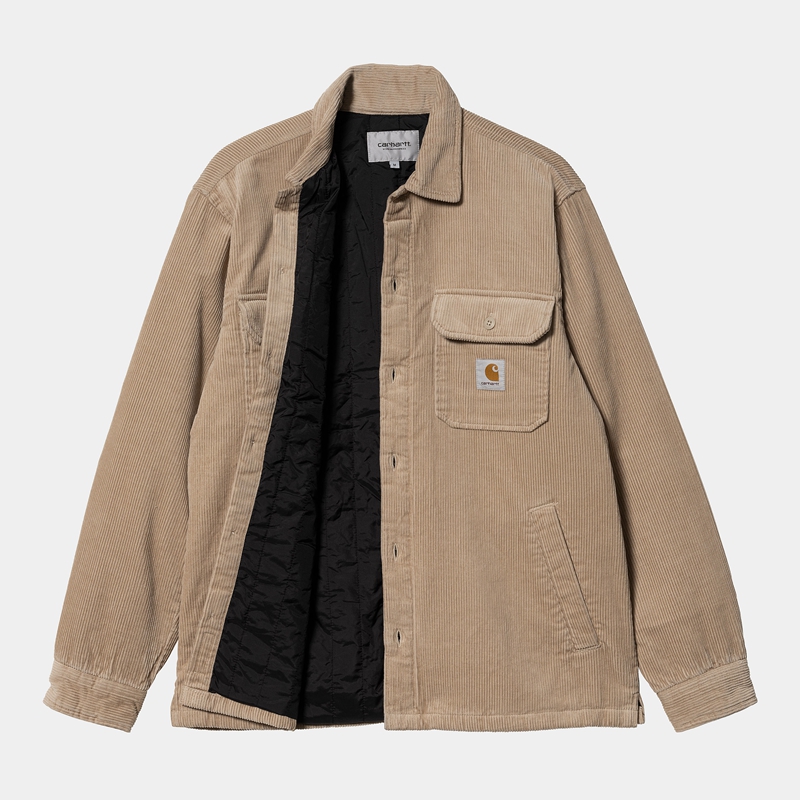 Carhartt Whitsome Gömlek Ceket Erkek Bej Rengi | XJU-083192