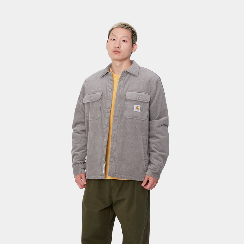 Carhartt Whitsome Gömlek Ceket Erkek Gri | IUM-901658