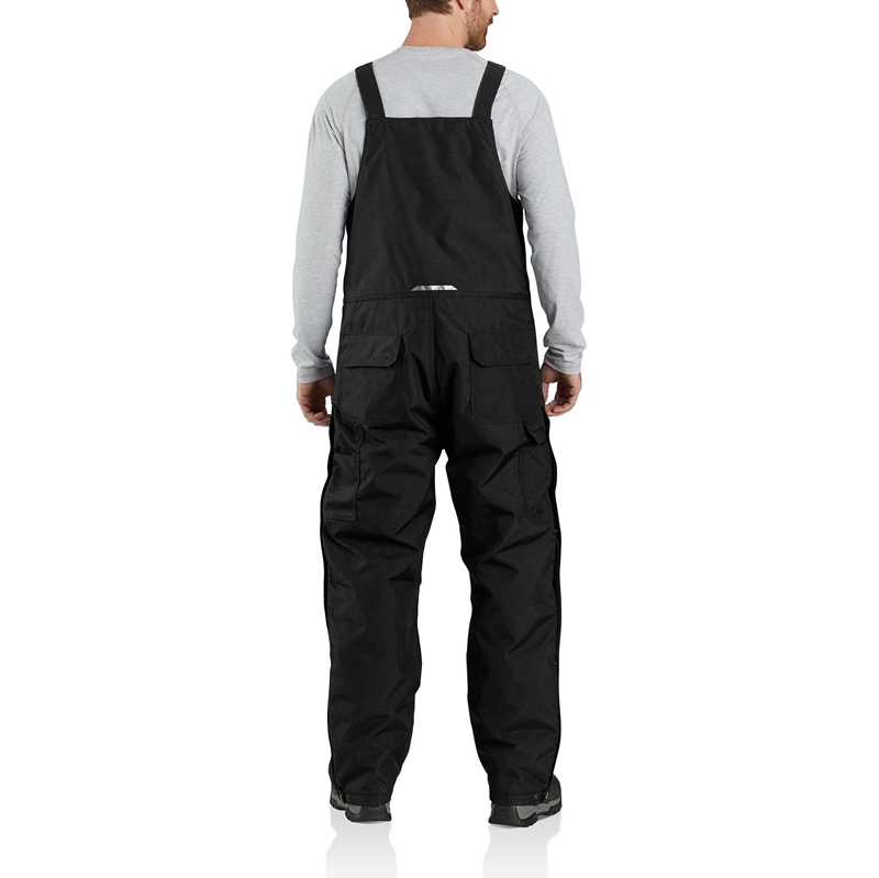 Carhartt Yukon Extremes™ Loose Fit Insulated Biberall Ceket Erkek Siyah | CZE-296704